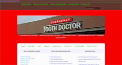 Desktop Screenshot of emergencytoothdoctor.com